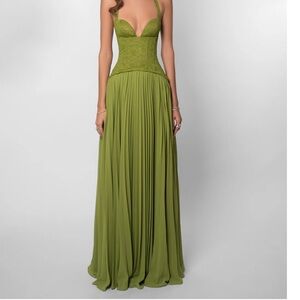 Chic Olive Backless Dress